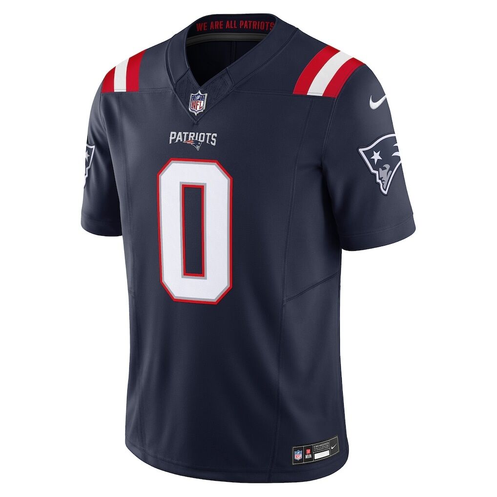 Christian Gonzalez New England Patriots Nike Vapor F.U.S.E. Limited Jersey