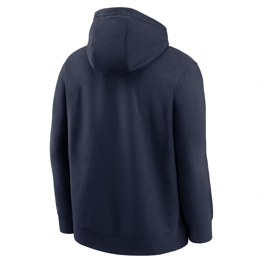 Seattle Seahawks Nike Busted Play Club Fleece Pullover Hoodie - College Navy