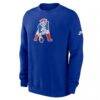 New England Patriots Nike Swing Pass Rewind Club Pullover Sweatshirt - - Alt1