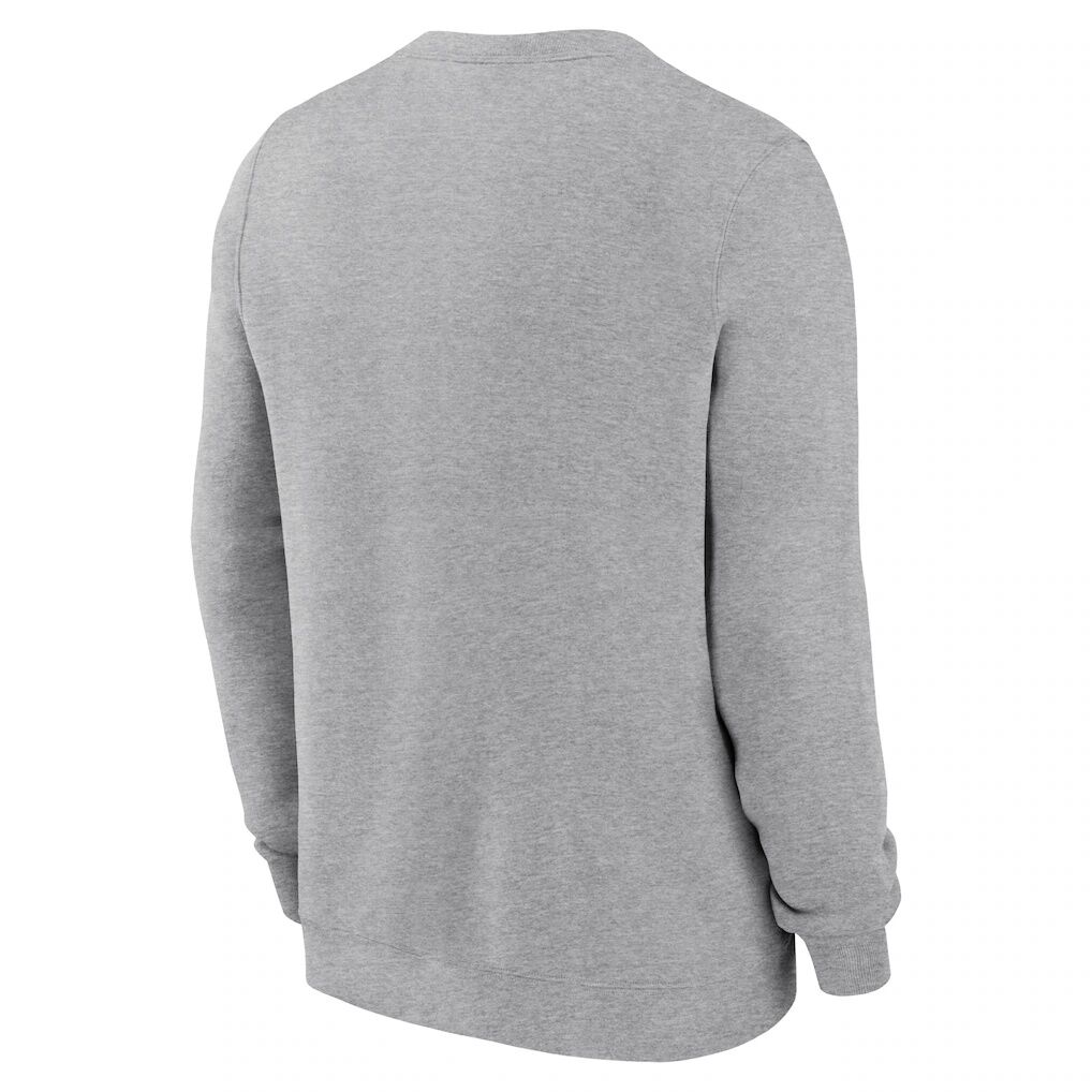 Tampa Bay Buccaneers Nike Primetime Club Fleece Pullover Sweatshirt - Heather Gray