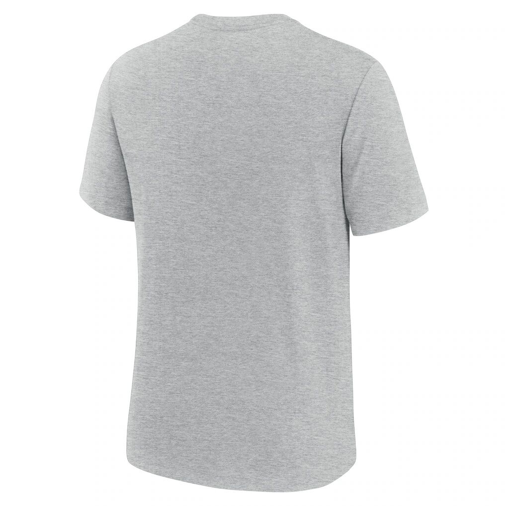 Miami Dolphins Nike Long Pass Tri-Blend T-Shirt - Heather Gray