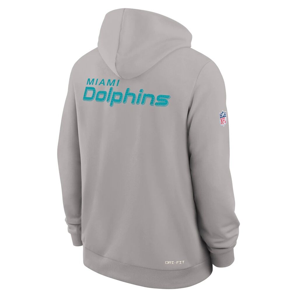 Miami Dolphins Nike Sideline Standard Issue Initial Home Dri-FIT Hoodie
