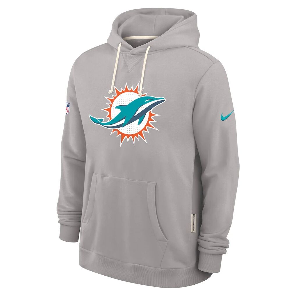 Miami Dolphins Nike Sideline Standard Issue Initial Home Dri-FIT Hoodie