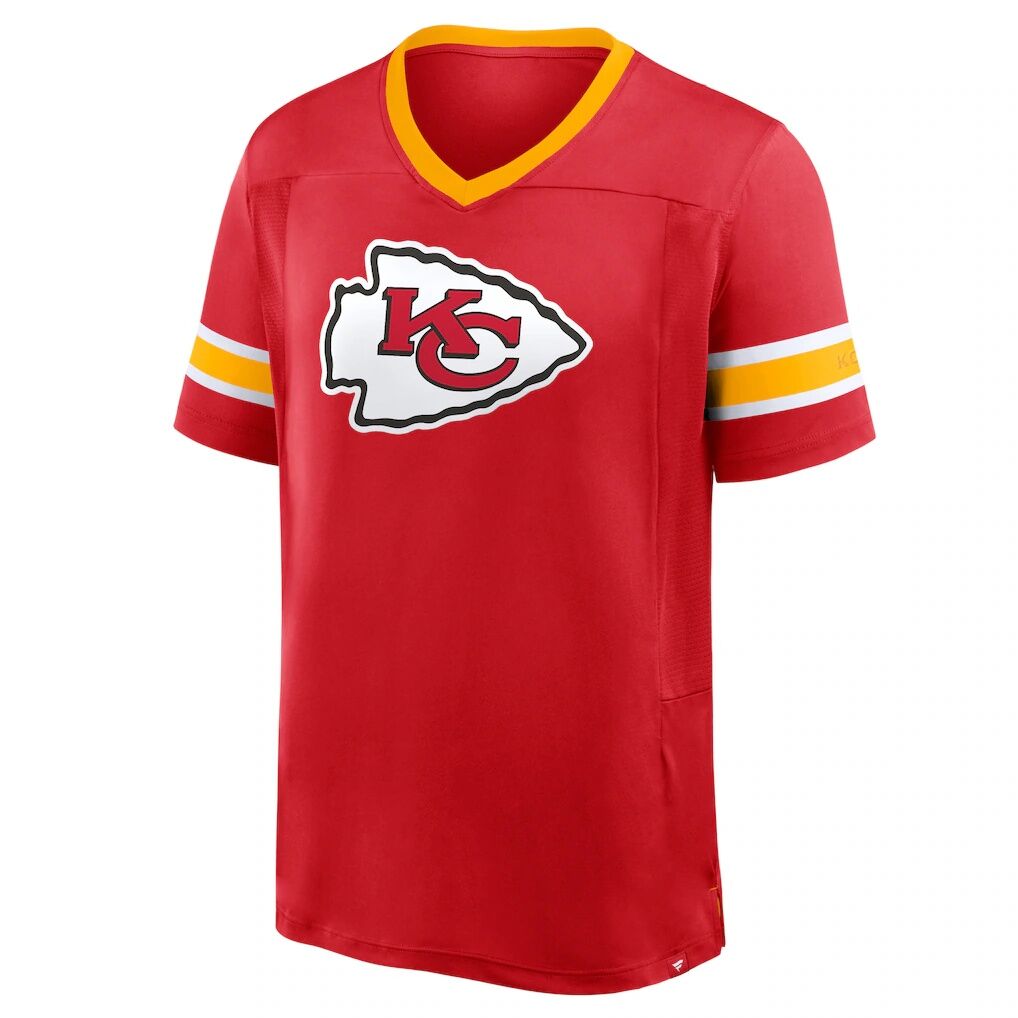 Kansas City Chiefs Fashion7 Hometown Premium Hashmark V-Neck T-Shirt