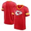 Kansas City Chiefs Fashion7 Hometown Premium Hashmark V-Neck T-Shirt - Red - Front View