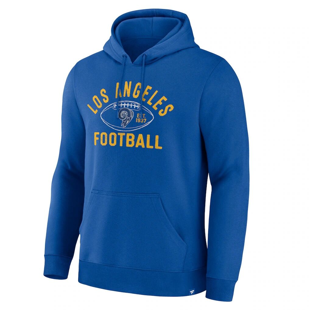 Los Angeles Rams Fashion7 Fumblerooski Legacy Pullover Hoodie - Royal