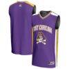 ECU Pirates GameDay Greats Unisex Spirit Basketball Jersey - Purple - Front View