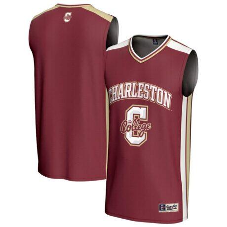 Charleston Cougars GameDay Greats Youth Basketball Jersey - - Front View