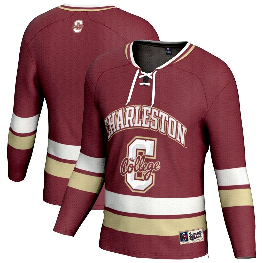 Charleston Cougars GameDay Greats Unisex Spirit Hockey Jersey - Maroon