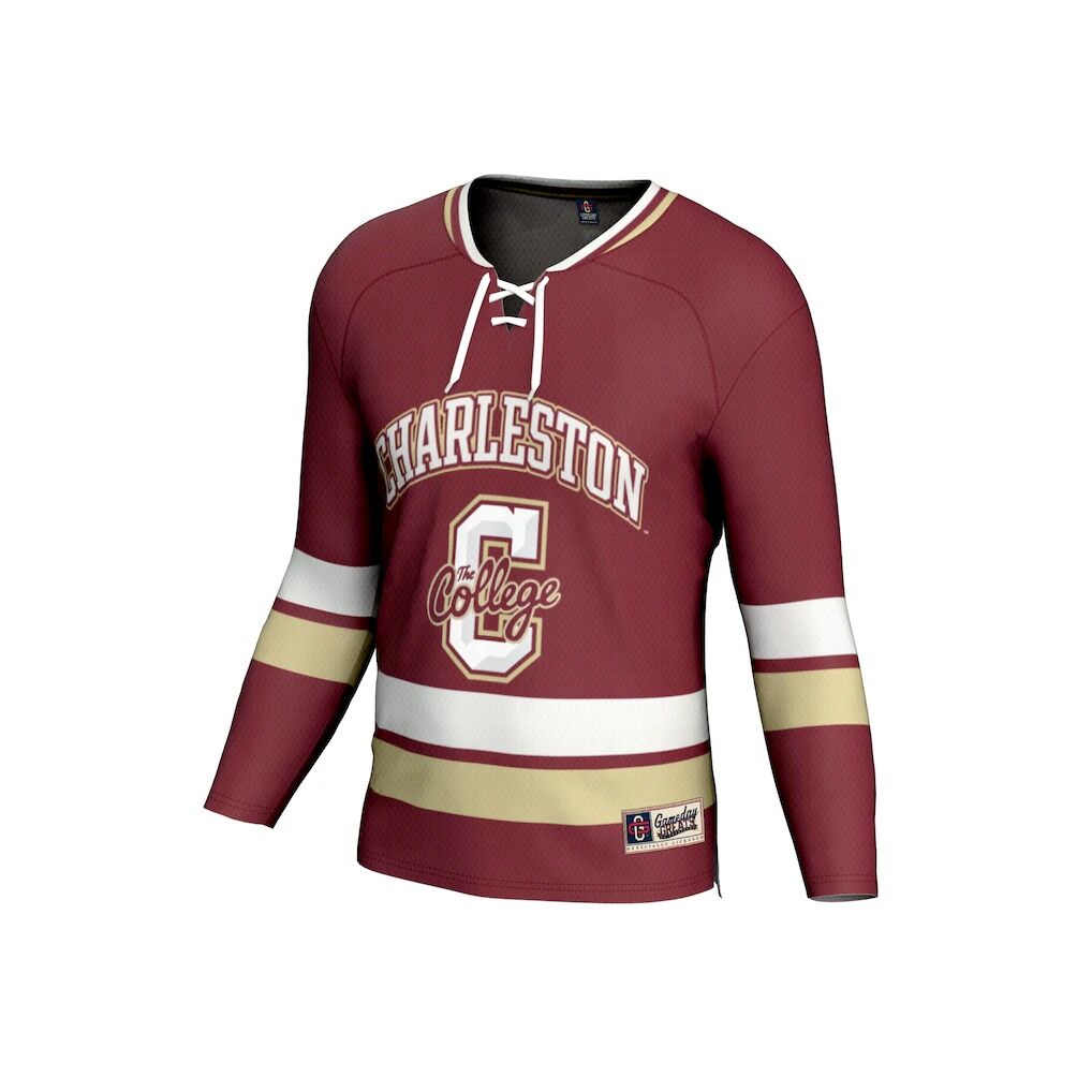 Charleston Cougars GameDay Greats Unisex Spirit Hockey Jersey - Maroon