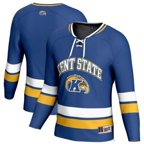 Kent State Golden Flashes GameDay Greats Unisex Spirit Hockey Jersey - Navy - Front View