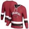 Arkansas Razorbacks GameDay Greats Youth Spirit Hockey Jersey - - Front View