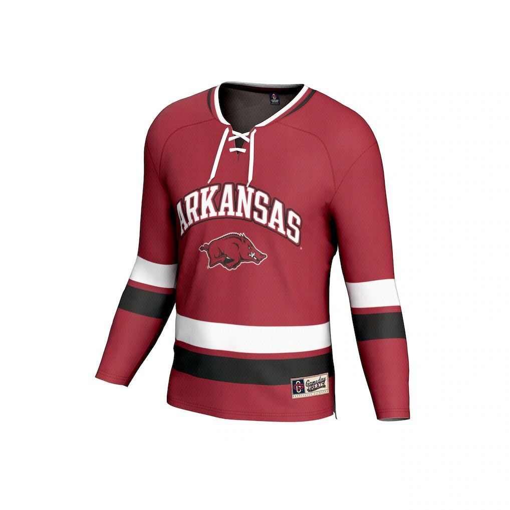 Arkansas Razorbacks GameDay Greats Youth Spirit Hockey Jersey - Cardinal