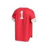 #1 Illinois State Redbirds GameDay Greats Youth Lightweight Collegiate Baseball Fashion Jersey - Red - Detail View