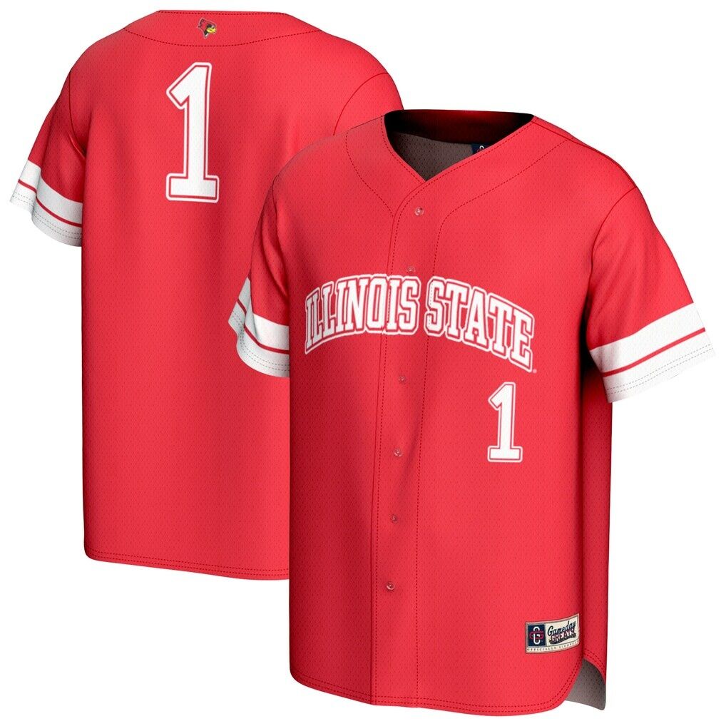 #1 Illinois State Redbirds GameDay Greats Youth Lightweight Collegiate Baseball Fashion Jersey
