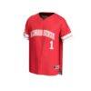#1 Illinois State Redbirds GameDay Greats Youth Lightweight Collegiate Baseball Fashion Jersey - Red - Side View