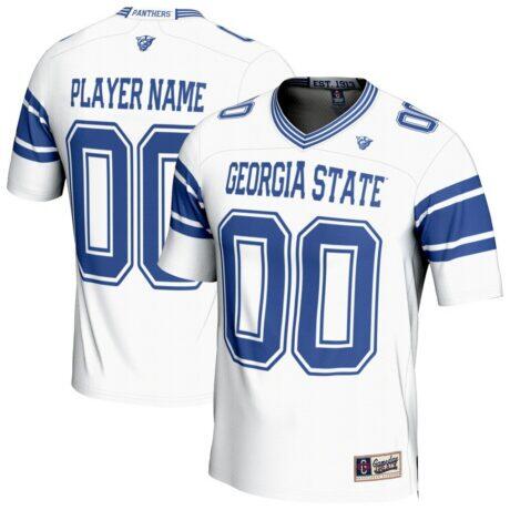 Georgia State Panthers GameDay Greats Youth NIL Football Fashion Jersey - White - Front View