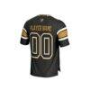 FIU Panthers GameDay Greats Youth Personalized Football Fashion Jersey - Black - Detail View