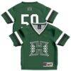 #50 Hawaii Rainbow Warriors GameDay Greats Infant Lightweight Collegiate Football Fashion Jersey - Green - Front View
