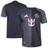 Inter Miami CF adidas 2025 The Fortitude Authentic Jersey - Black - Front View