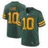 Jordan Love Green Bay Packers Nike Alternate Game Jersey - Green - Front View