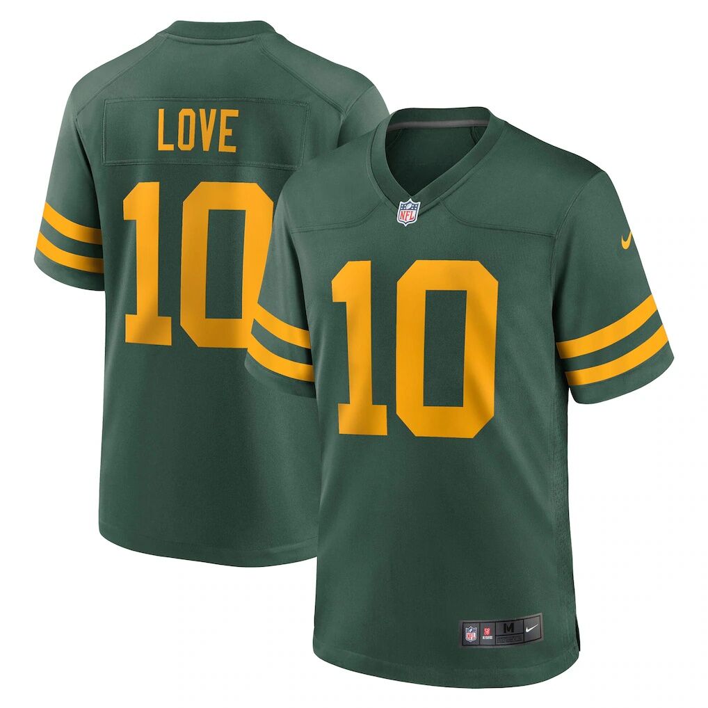 Jordan Love Green Bay Packers Nike Alternate Game Jersey