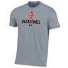 Austin Peay State Governors Under Armour Basketball Performance T-Shirt - Gray - Side View