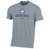 Houston Christian Huskies Under Armour Basketball Performance T-Shirt - Gray - Side View