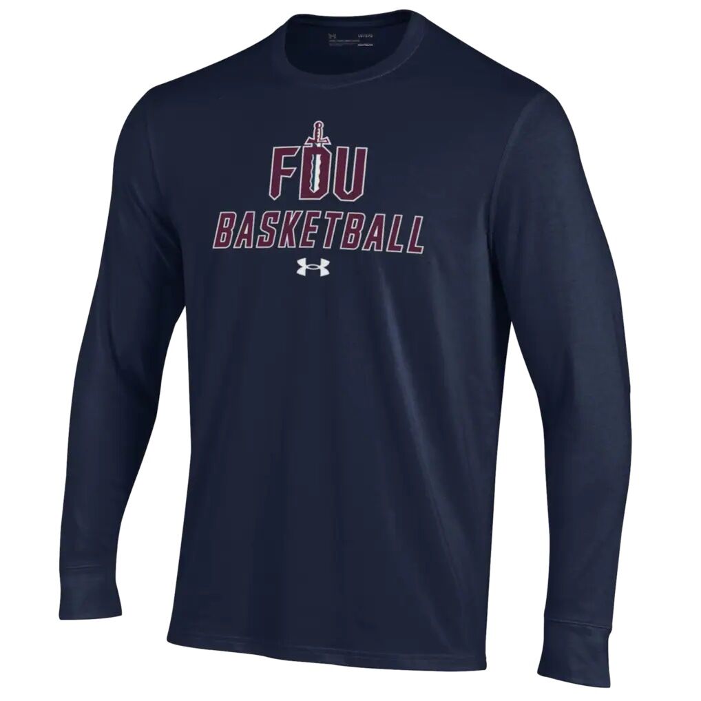 Fairleigh Dickinson Knights Under Armour Men's Basketball Performance Long Sleeve T-Shirt