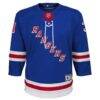 Igor Shesterkin New York Rangers Youth Home Premier Player Jersey - Blue - Side View