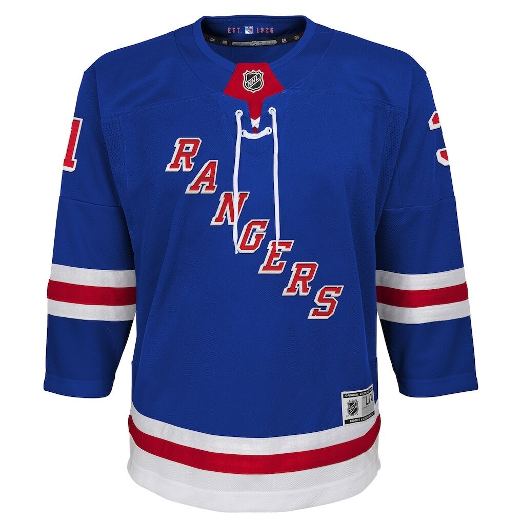 Igor Shesterkin New York Rangers Youth Home Premier Player Jersey