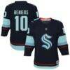 Matty Beniers Seattle Kraken Youth Alternate Replica Player Jersey - Navy - Front View