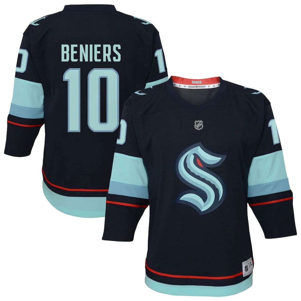 Matty Beniers Seattle Kraken Youth Alternate Replica Player Jersey