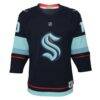Matty Beniers Seattle Kraken Youth Alternate Replica Player Jersey - Navy - Side View