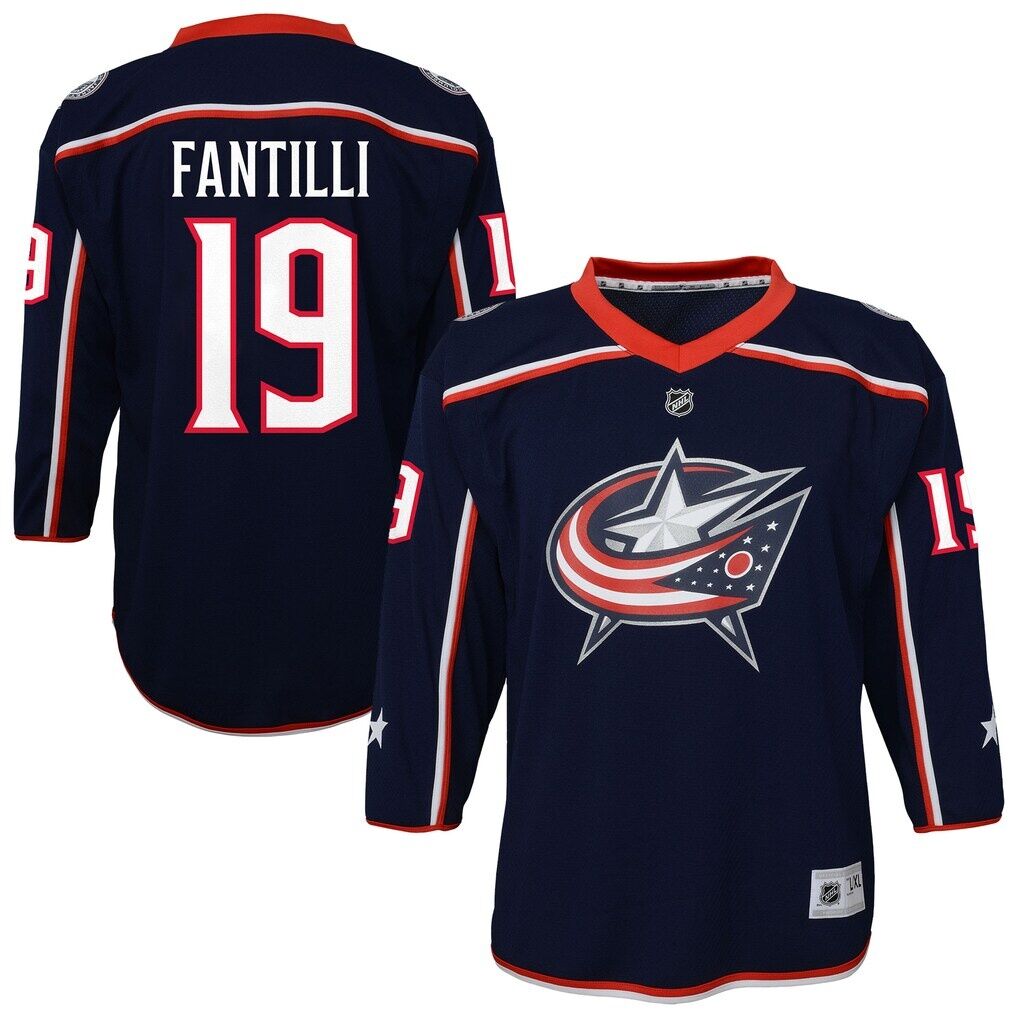Adam Fantilli Columbus Blue Jackets Outerstuff Youth Alternate Replica Player Jersey