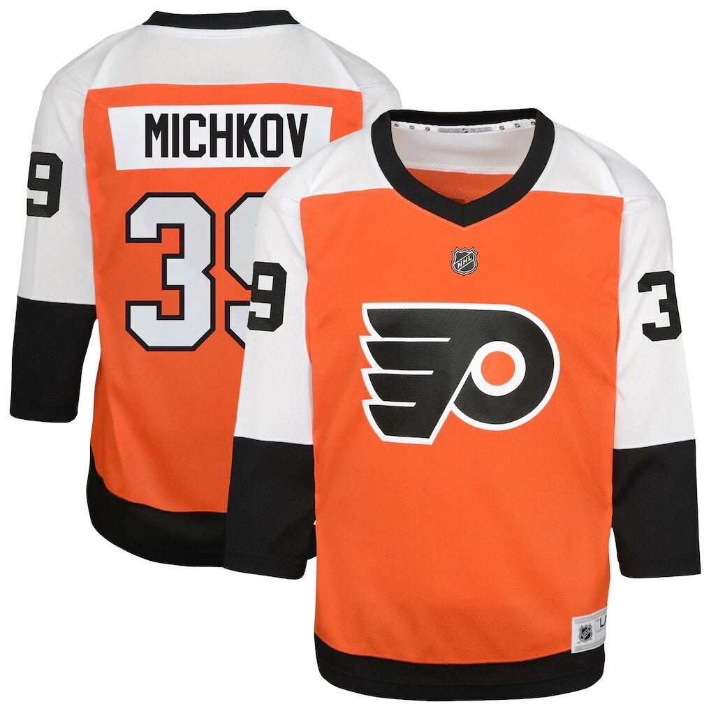 Matvei Michkov Philadelphia Flyers Youth Home Replica Player Jersey