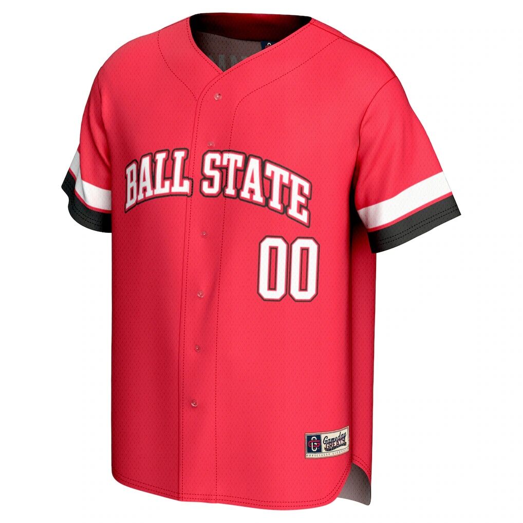 Ball State Cardinals GameDay Greats Unisex Baseball Fashion Jersey - Cardinal
