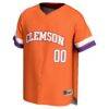 Clemson Tigers GameDay Greats Unisex Baseball Fashion Jersey - Orange - Side View