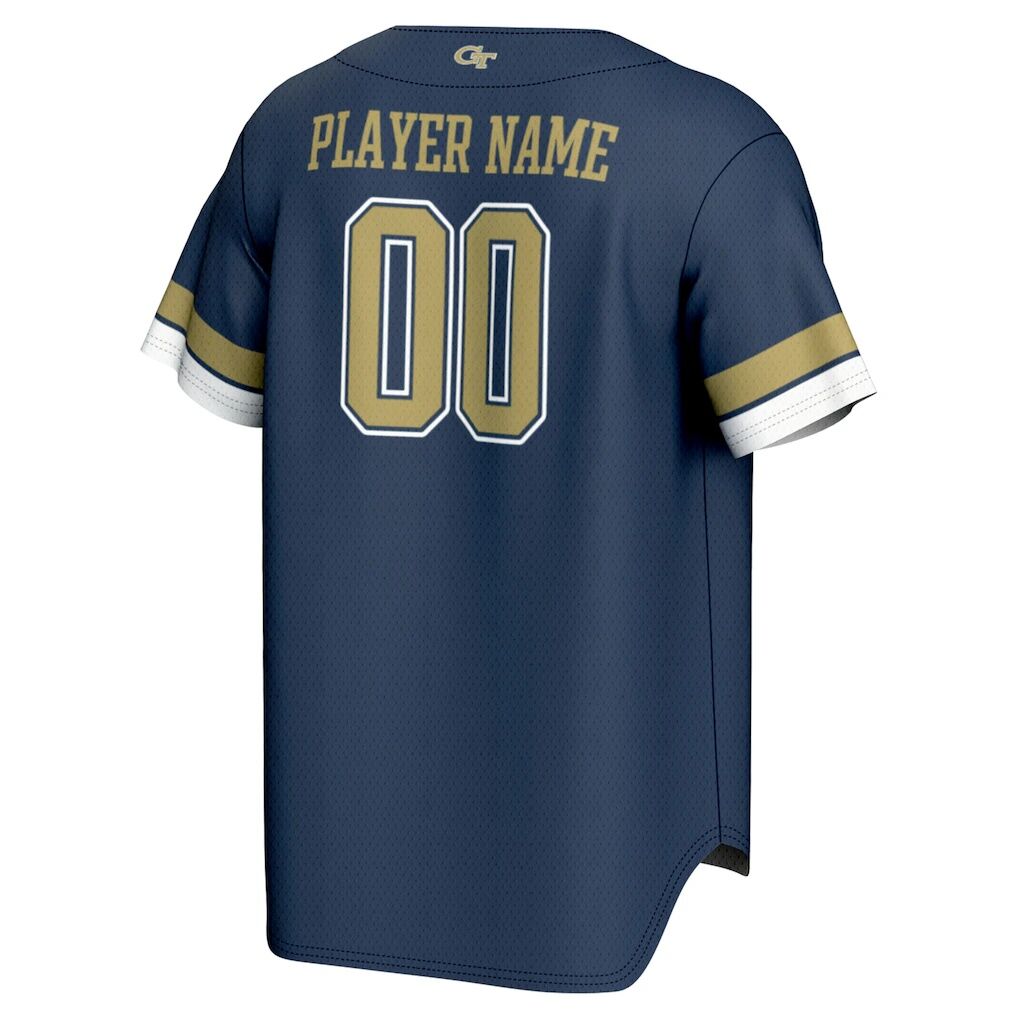 Georgia Tech Yellow Jackets GameDay Greats Unisex Baseball Fashion Jersey