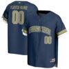 Georgia Tech Yellow Jackets GameDay Greats Unisex Baseball Fashion Jersey - Navy - Front View