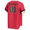 Georgia Bulldogs GameDay Greats Youth Personalized Baseball Fashion Jersey - Red - Detail View