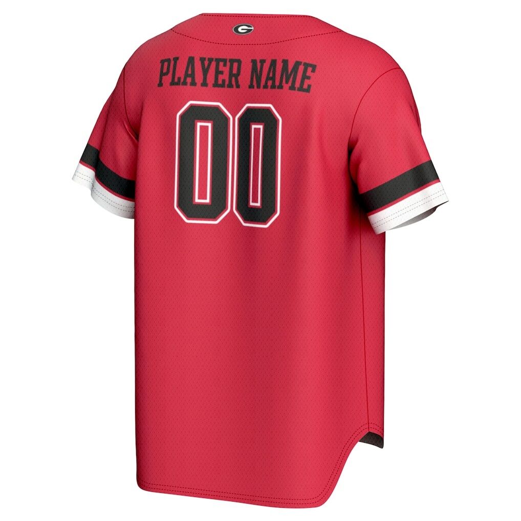 Georgia Bulldogs GameDay Greats Youth Personalized Baseball Fashion Jersey