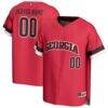 Georgia Bulldogs GameDay Greats Youth Personalized Baseball Fashion Jersey - Red - Front View
