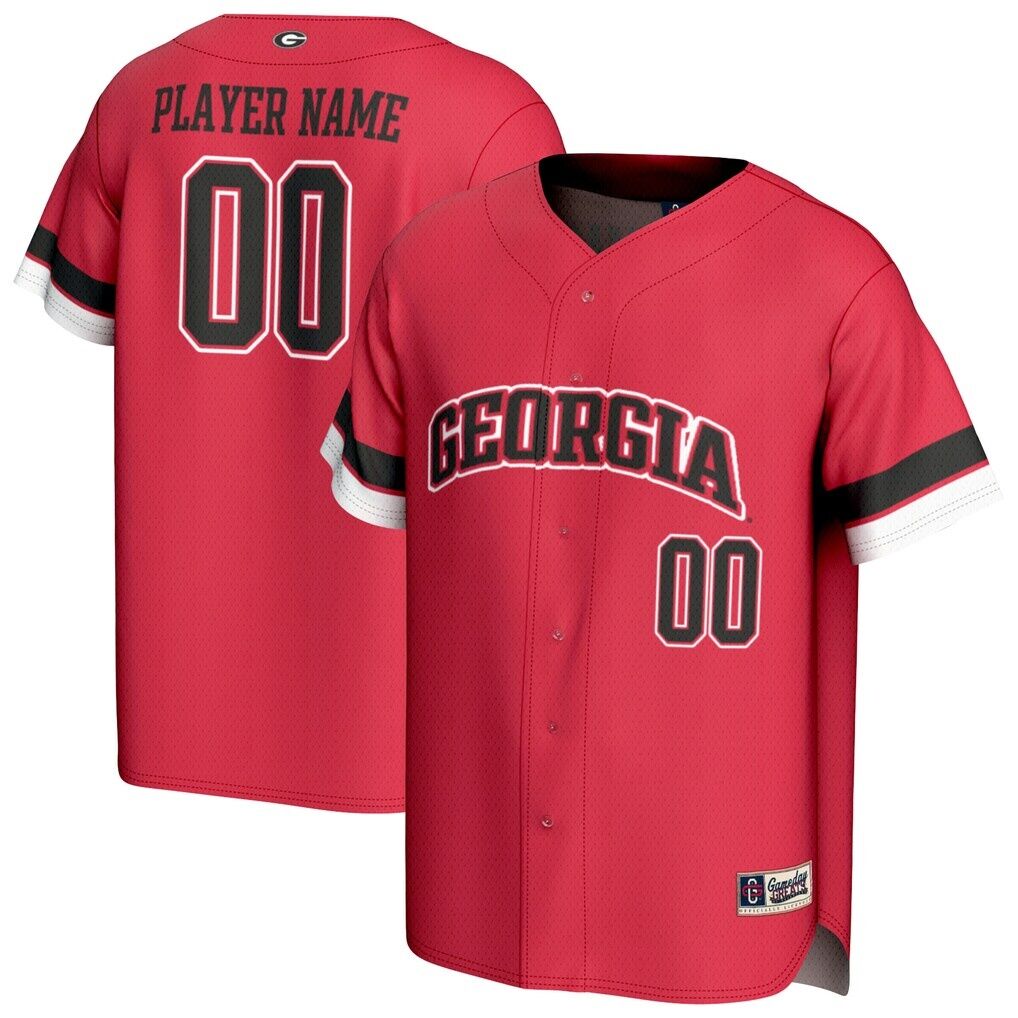Georgia Bulldogs GameDay Greats Youth Personalized Baseball Fashion Jersey