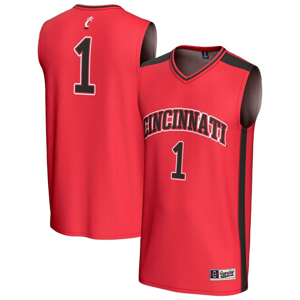 #1 Cincinnati Bearcats GameDay Greats Unisex Lightweight Collegiate Basketball Fashion Jersey