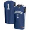 #1 Emory Eagles GameDay Greats Unisex Lightweight Collegiate Basketball Fashion Jersey - Blue - Front View