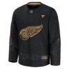 Detroit Red Wings Fashion7 2024 Military Appreciation Practice Jersey - Black - Side View