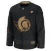 Ottawa Senators Fashion7 2024 Military Appreciation Practice Jersey - Black - Side View