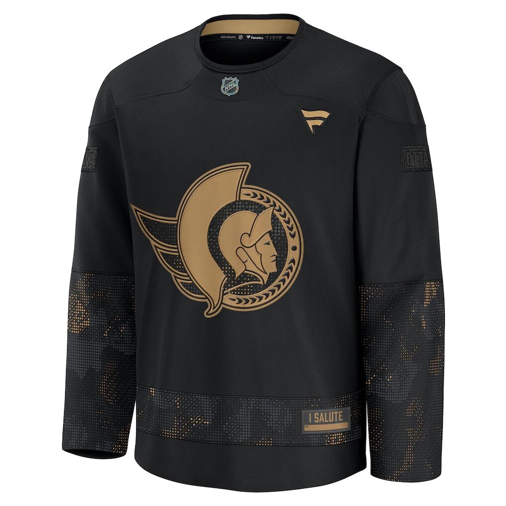 Ottawa Senators Fashion7 2024 Military Appreciation Practice Jersey