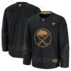 Buffalo Sabres Fanatics 2024 Military Appreciation Practice Jersey - Black - Front View